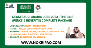 NEOM Saudi Arabia Job Openings 2023 | The Line: Perks & Benefits