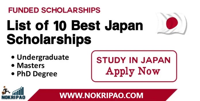 Top 10 Scholarships in Japan For International Students 2023-2024