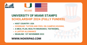 University of Miami Stamps Scholarship 2024 (Fully Funded)