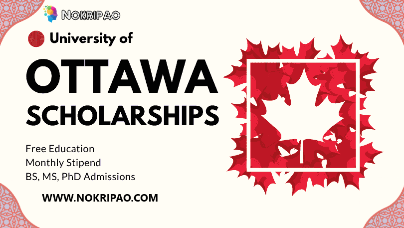 Canadian University of Ottawa Scholarships 2023-24 for International Students - Apply now