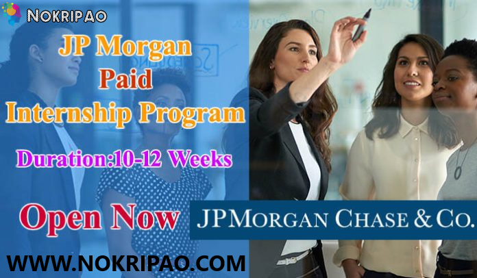 JP Morgan Internship Program 2023-24 - Apply Now