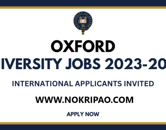 Oxford University Jobs 2024 | International Applicants Invited - Apply Now