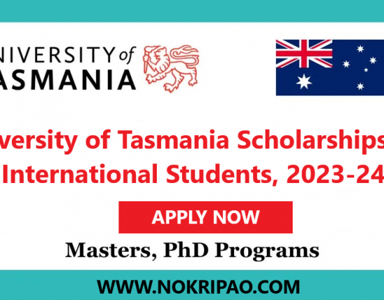 University of Tasmania Scholarships for International Students, 2023-24